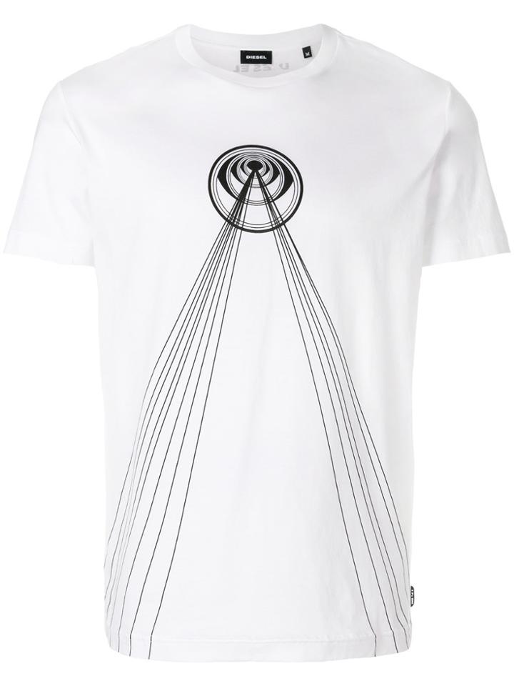 Diesel T-diego-tb T-shirt - White