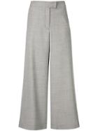 Tomorrowland High-waisted Wide-leg Trousers - Grey
