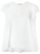 Givenchy Cape Detail Blouse