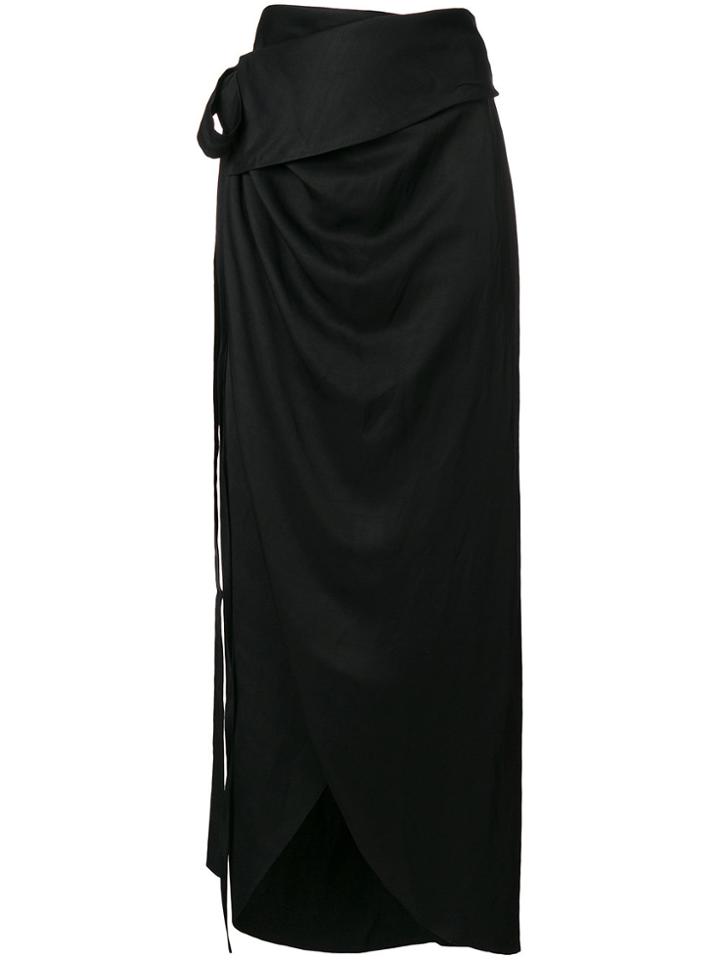 A.w.a.k.e. Tie Knot Skirt - Black