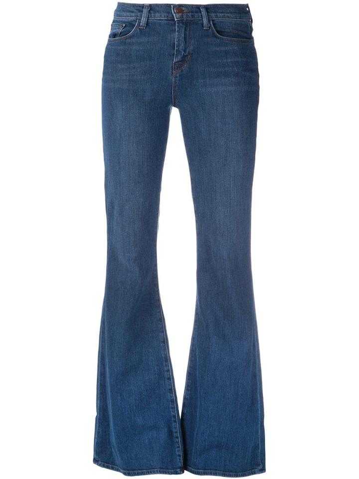 J Brand Flare Stretch Jean - Blue