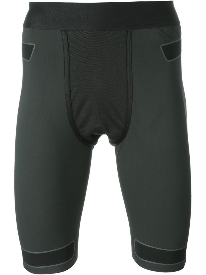 Y-3 Stretch Shorts, Men's, Size: Medium, Black, Polyester/spandex/elastane