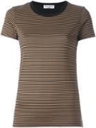 Sonia Rykiel Striped T-shirt, Women's, Size: Xl, Brown, Cotton