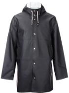 Stutterheim 'stockholm' Raincoat, Men's, Size: Xs, Black, Cotton/polyester