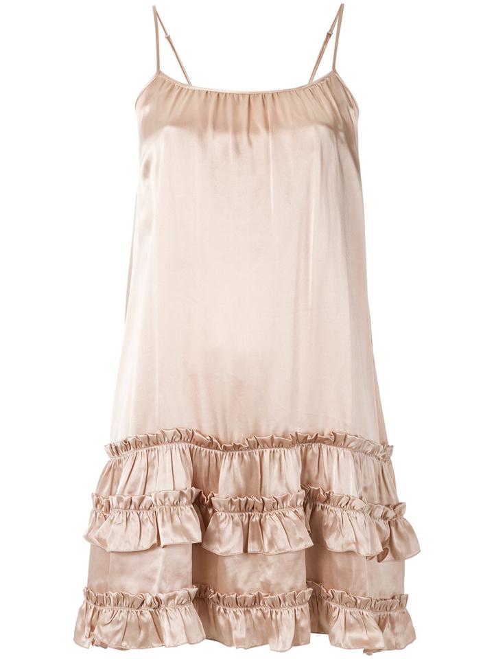 Olympiah - Silk Ruffled Dress - Women - Silk - 36, Pink, Silk