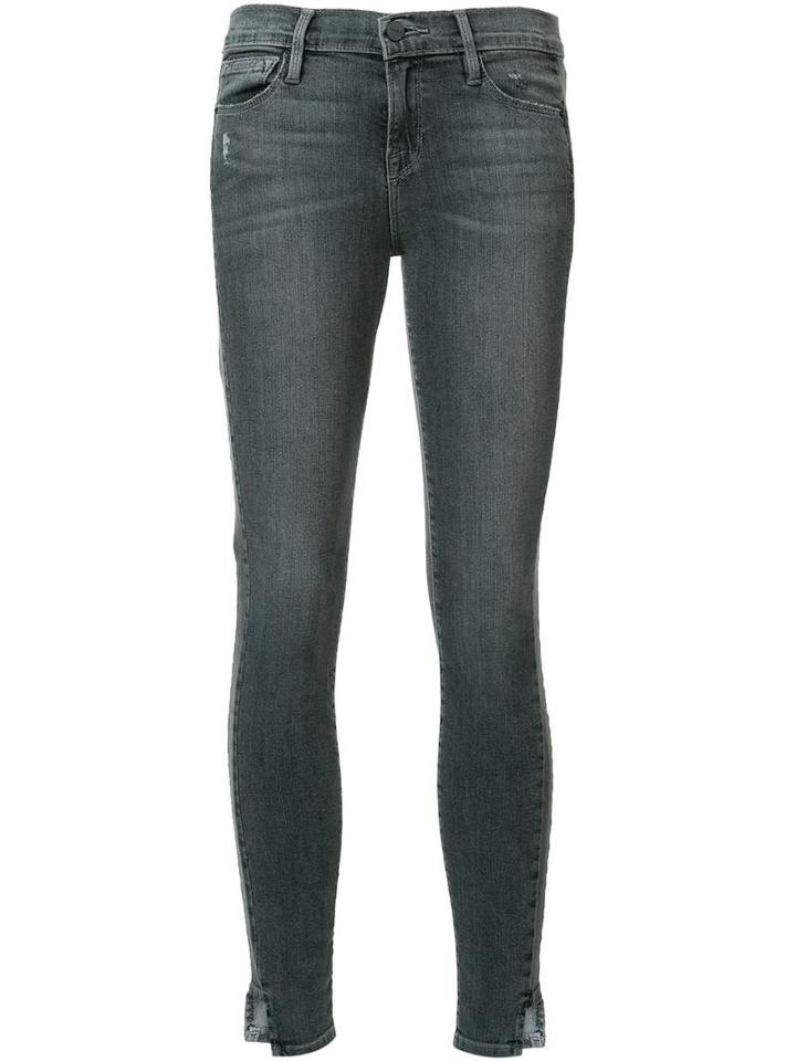 Frame Denim Skinny Jeans, Women's, Size: 30, Grey, Cotton/polyester/spandex/elastane
