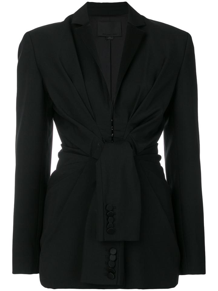 Alexander Wang Sleeve Tie Hybrid Blazer - Black