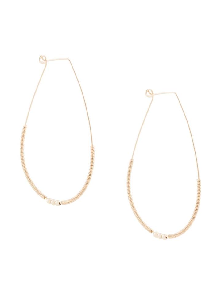 Petite Grand Beach Hoops - Gold