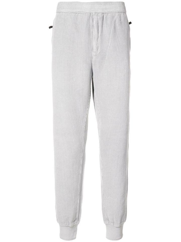 Stone Island Tapered Corduroy Trousers - Grey