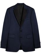 Burberry Soho Fit Jacquard Evening Jacket - Blue
