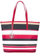 Armani Jeans Striped Shopper Tote - Multicolour