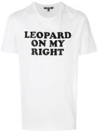 Roberto Cavalli Leopard On My Right T-shirt - White