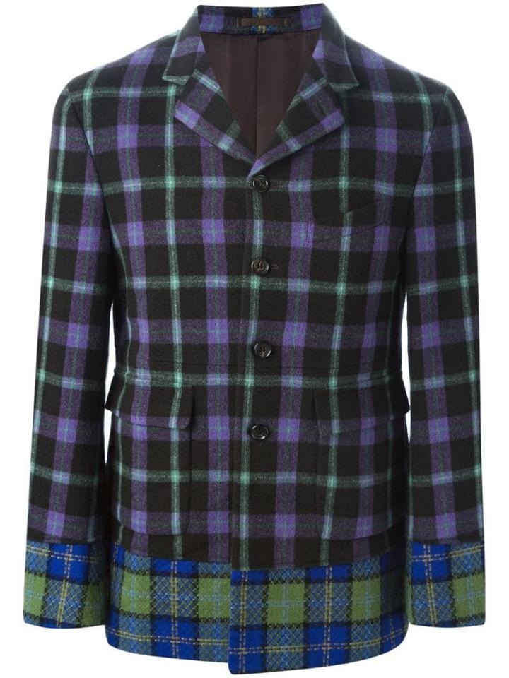 Comme Des Garçons Pre-owned Multi Tartan Blazer - Multicolour