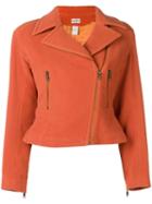 Alaïa Pre-owned Back Belt Cropped Jacket - Yellow