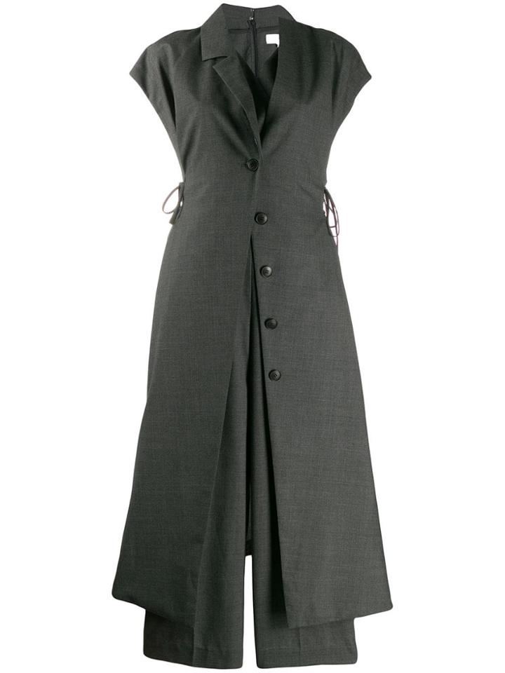 Enföld Layered Jacket Jumpsuit - Grey