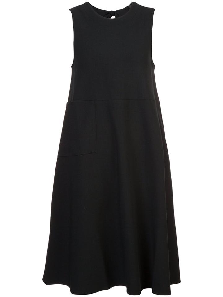Sara Lanzi Back Tie Shift Dress - Black