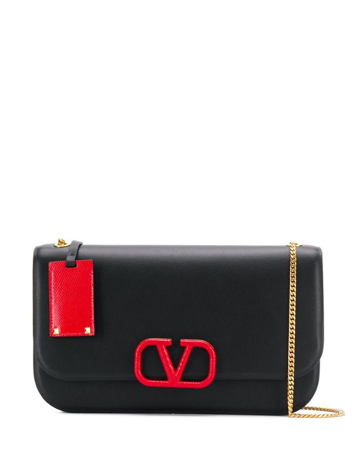 Valentino Valentino Garavani Vlock Shoulder Bag - Black