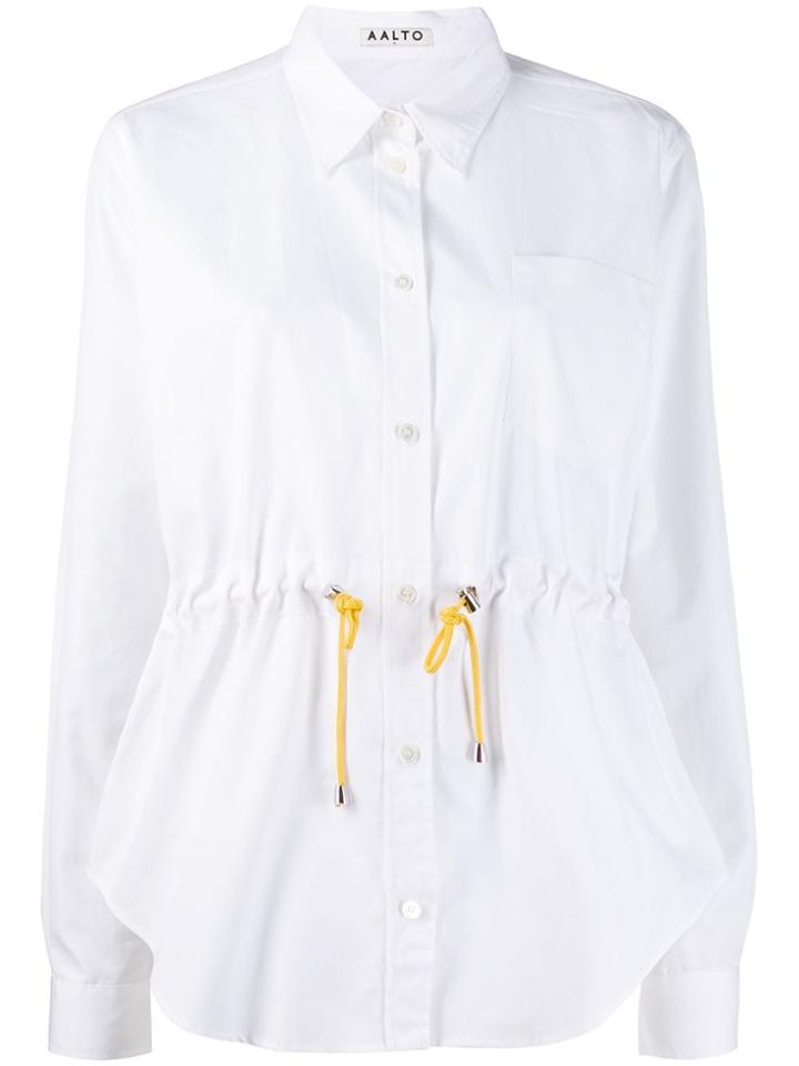 Aalto Drawstring Shirt - White
