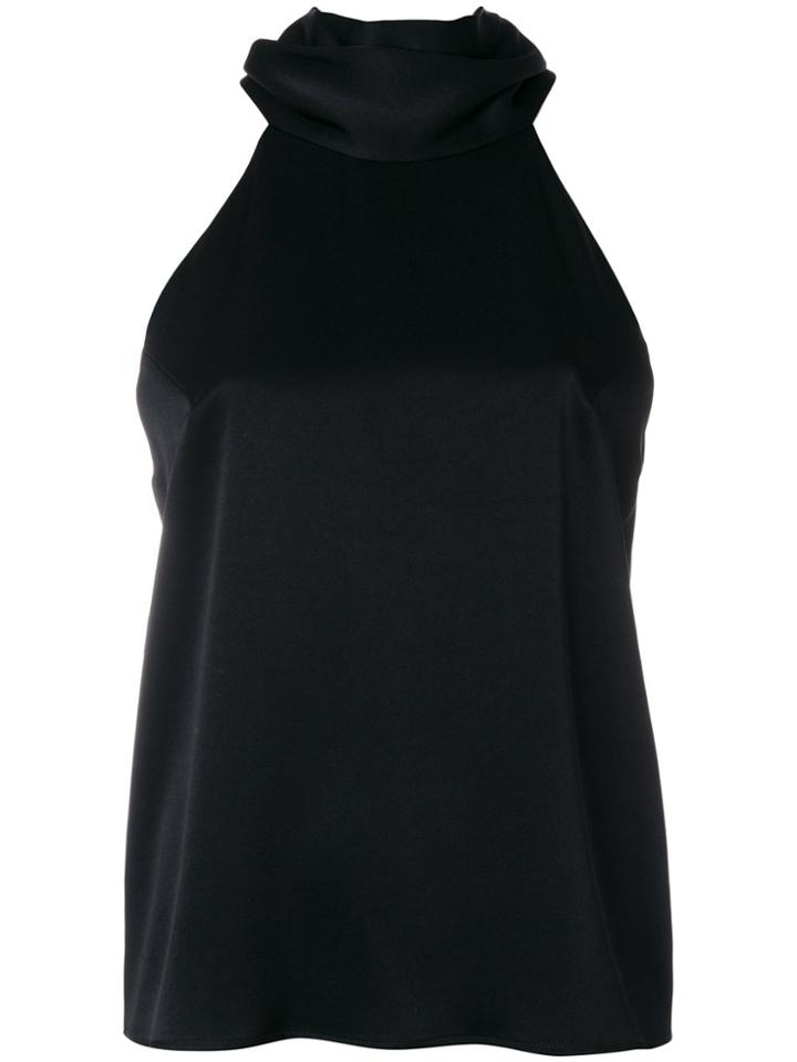 Galvan Sash Neck Blouse - Black