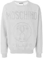 Moschino Question Mark Logo Sweatshirt - Grey