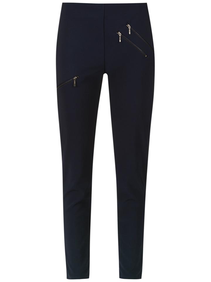 Mara Mac Zipped Skinny Trousers - Blue