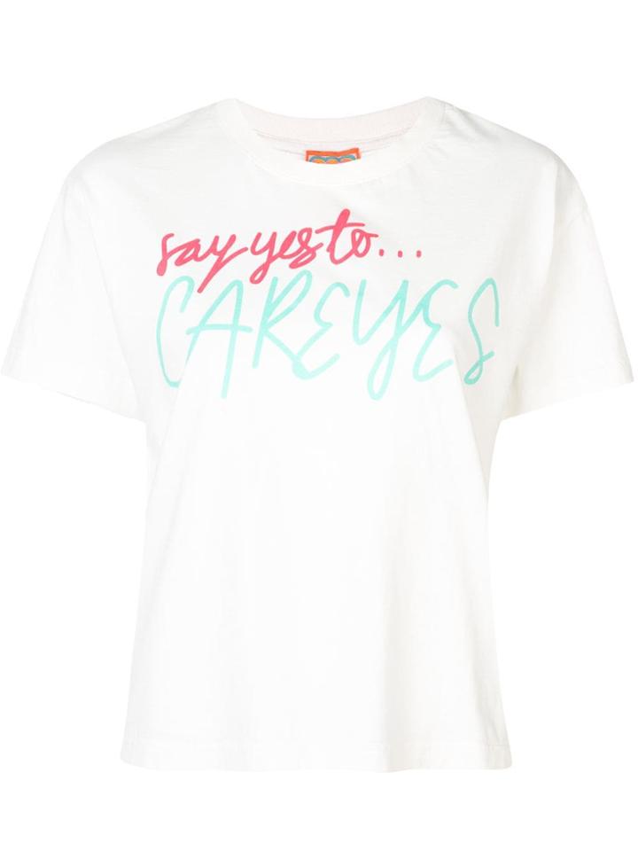 Lhd Slogan Print T-shirt - White