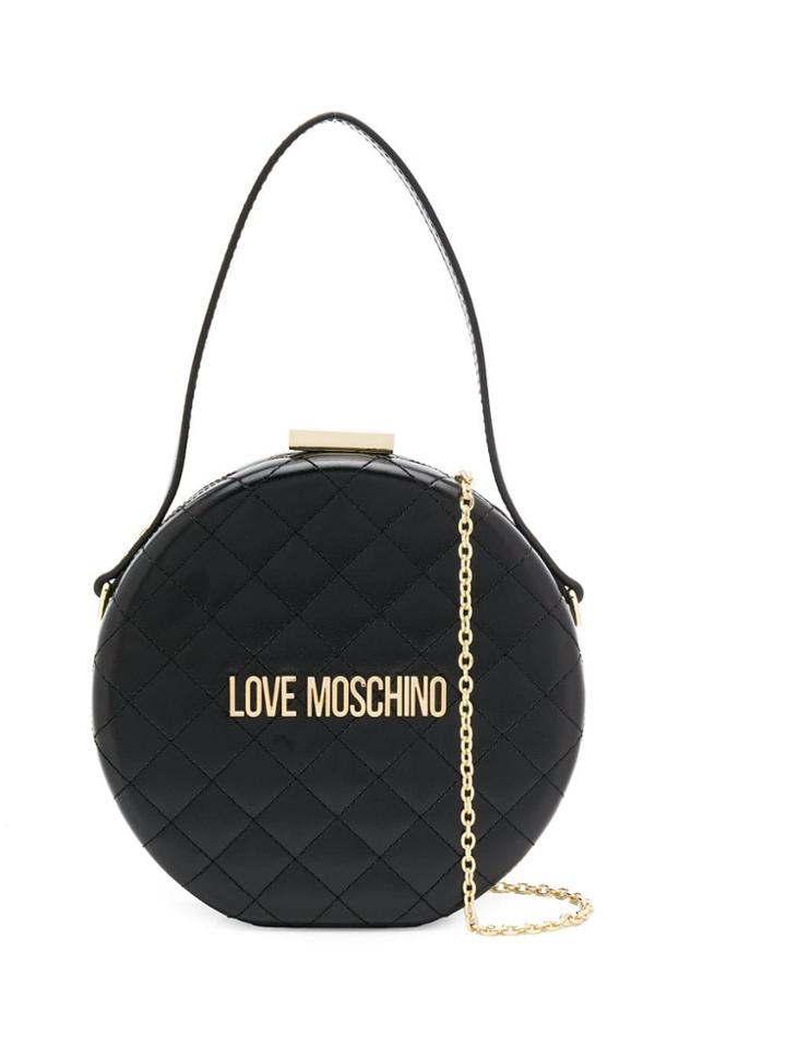 Love Moschino Round Tote Bag - Black