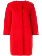 's Max Mara Cropped Sleeve Coat - Red