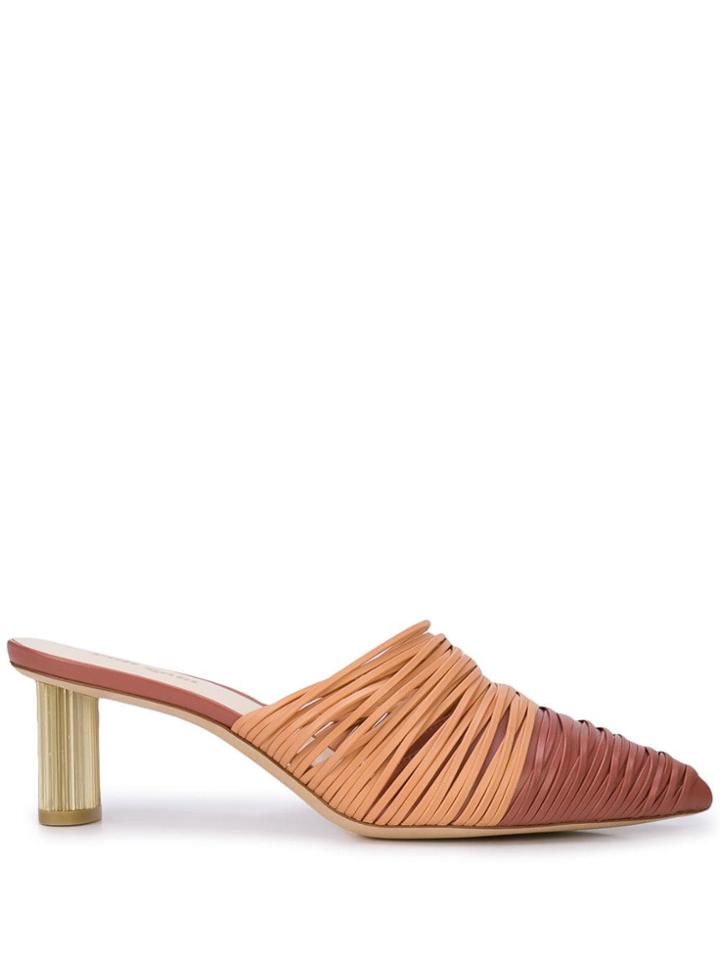 Cult Gaia Sage Mules - Brown