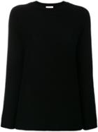 Allude Knitted Jumper - Black