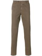 Berwich Straight Leg Chinos - Brown