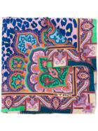 Etro Patterned Neckerchief - Purple