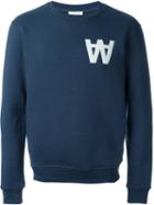 Wood Wood Houston Sweatshirt, Men's, Size: L, Blue, Cotton/polyamide/spandex/elastane