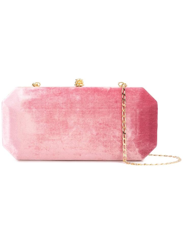 Tyler Ellis Perry Large Clutch Bag - Pink & Purple