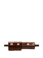 Manu Atelier Crocodile-effect Belt Bag - Brown