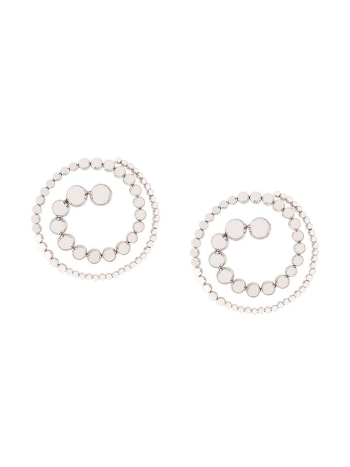 Y / Project Spiral Earrings - Metallic