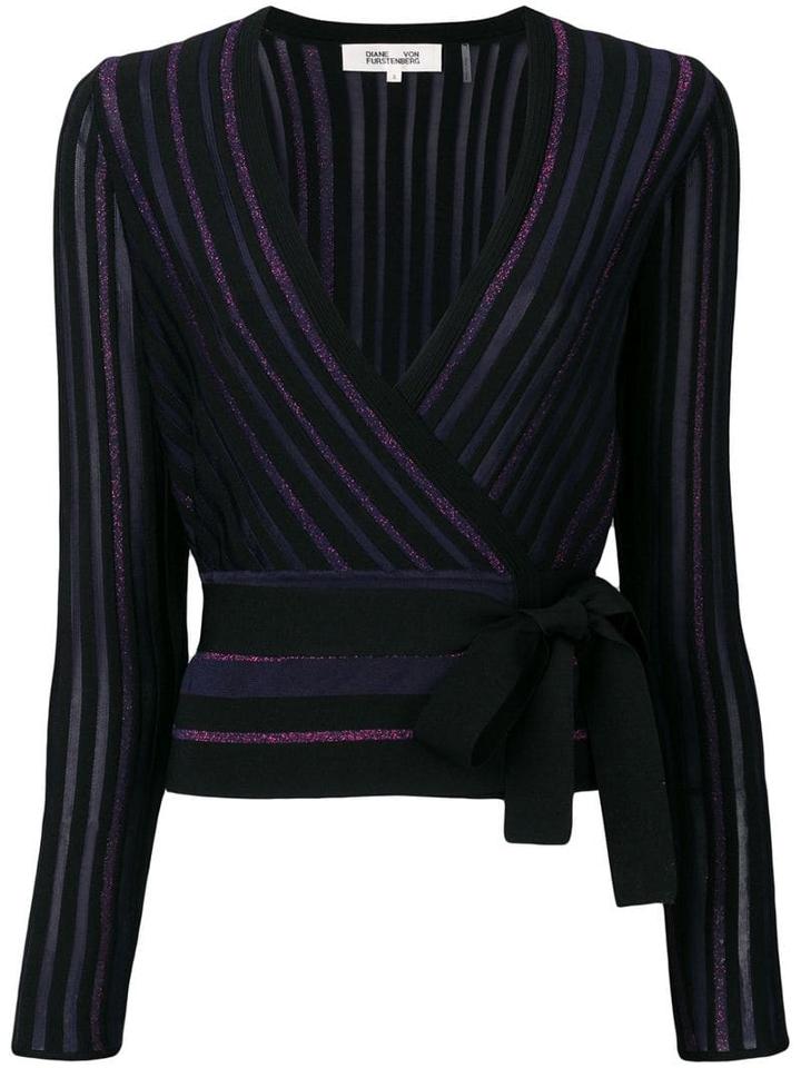 Diane Von Furstenberg Glitter Knit Jumper - Black