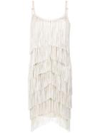 Nk Fringed Dress - White