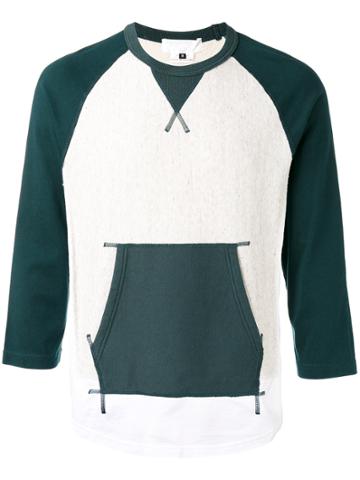 Ganryu Comme Des Garcons Pile Lined Sweatshirt - Green