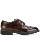 Corneliani Varnished Lace-up Shoes - Brown