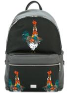 Dolce & Gabbana Volcano Rooster Print Backpack - Unavailable
