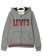 Levi's Kids Zip Front Hoodie - Grey