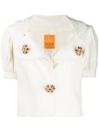 Christian Lacroix Vintage 1990's Puffed Sleeves Blouse - White