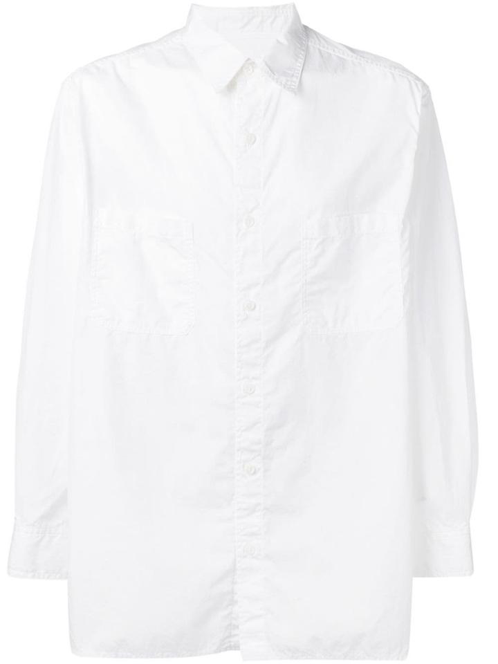 Yohji Yamamoto R-reg Clr Band Chain Shirt - White
