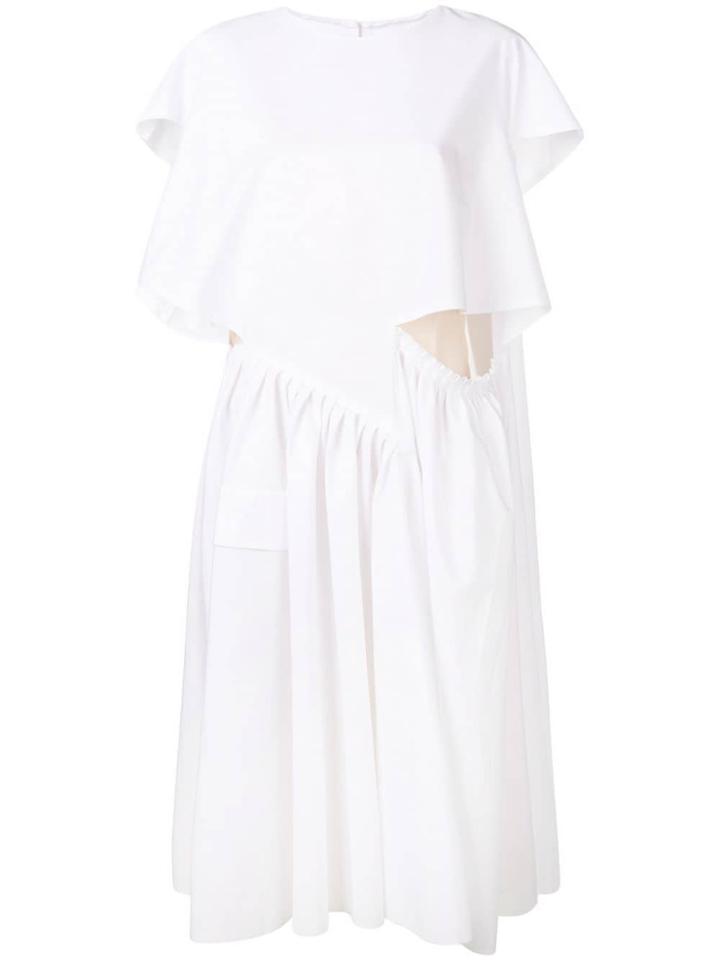 Maison Margiela Décortiqué Asymmetric Dress - White