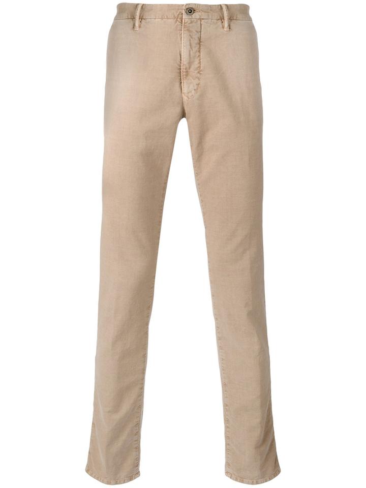 Incotex - Classic Chinos - Men - Cotton/spandex/elastane - 32, Brown, Cotton/spandex/elastane