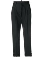 Dsquared2 High-waisted Trousers - Black