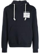 Maison Margiela Stereotype Embroidered Hoodie - Black