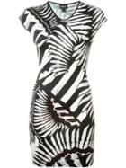 Just Cavalli Printed Fitted Dress