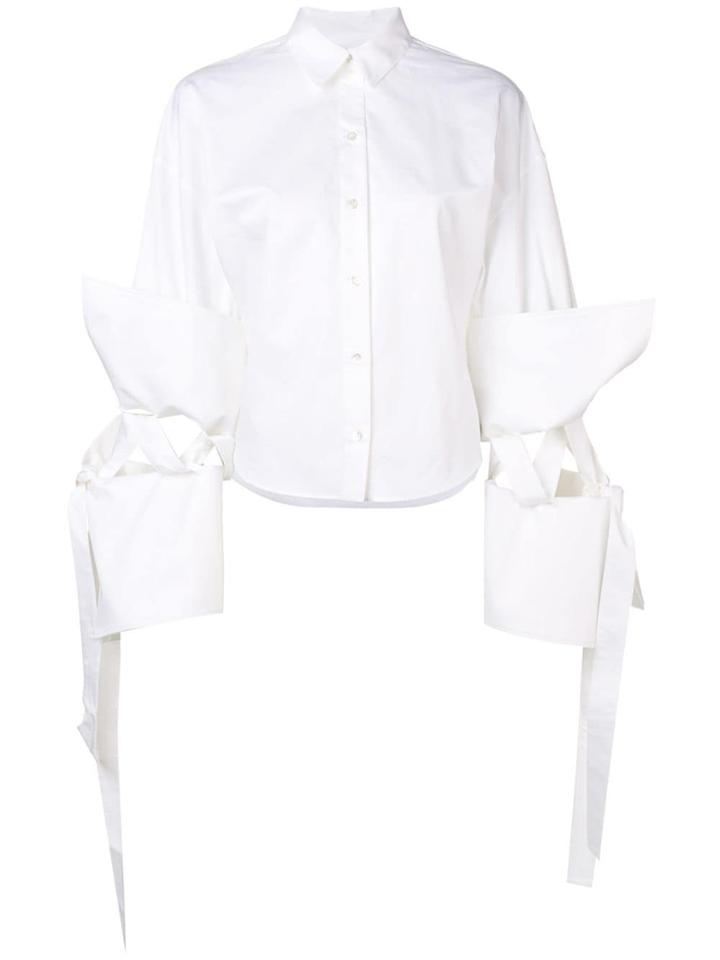 Y/project Deconstructed Sleeves Shirt - White